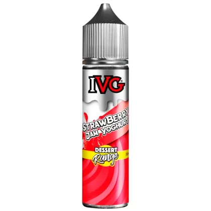 IVG Strawberry Jam Yoghurt 50ml – e-juice utan nikotin