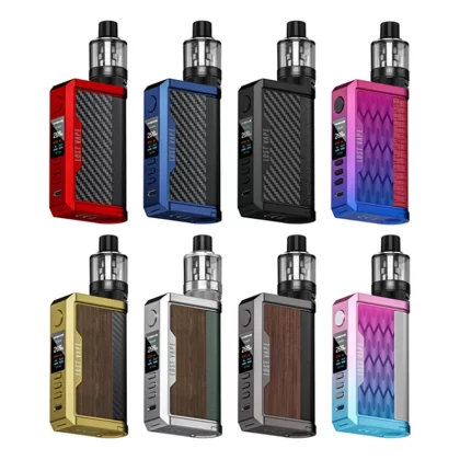 Lost Vape Centaurus Q200 Box Kit with UB Max Pod Tank 5ml - Stainless Steel Teak Wood