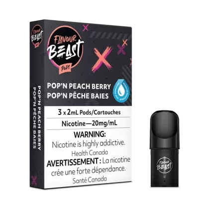 Flavour Beast S Pods – Packin’ Peach Berry