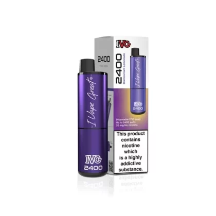 IVG Blackcurrant Lemonade 2400 Puffs
