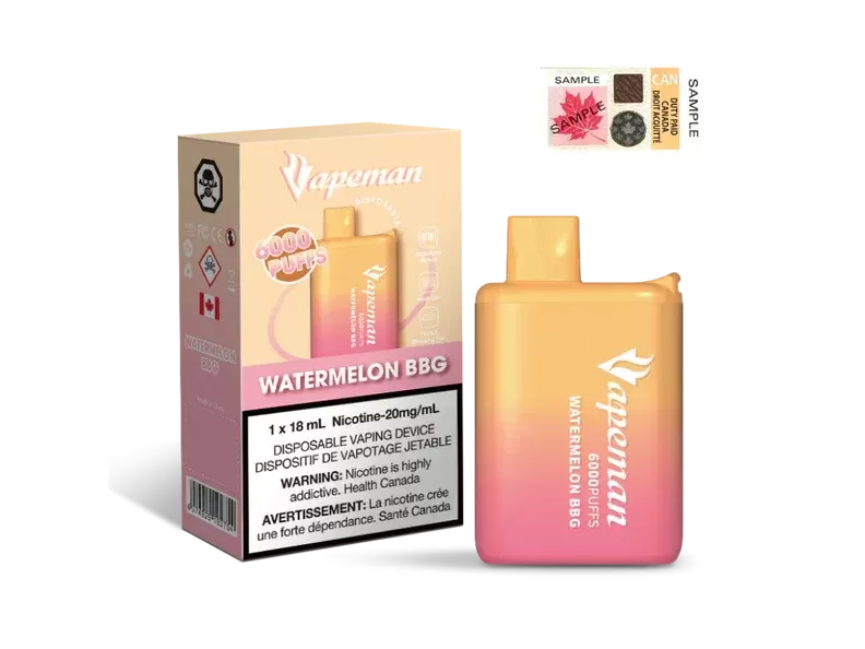 VAPEMAN 6000 – WATERMELON BBG