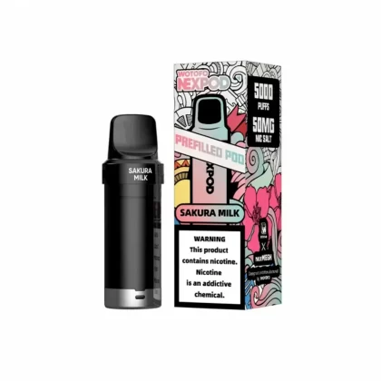 nexPOD 50mg Replacement Pod – 5,000 Puffs - Blue Razz Lemonade, Cherry Dragon Fruit; Vape Product
