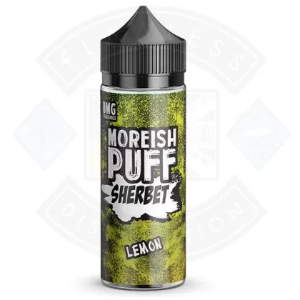 Moreish Puff Sherbet Lemon 0mg 100ml Shortfill E-liquid - Ecigdepot