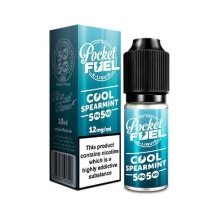 Pocket Fuel Cool Spearmint 50/50 E-Liquid - Strength#3mg>6mg>12mg>18mg