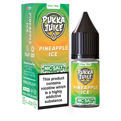 Pukka Juice Pineapple Ice Nic Salt E-Liquid - 20mg