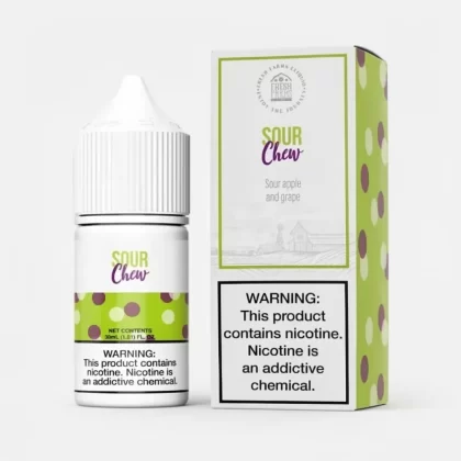 Sour Chew SALT – Fresh Farms – 30mL 50% PG / 50% VG Pod Vape - Uwinvapeaustralia