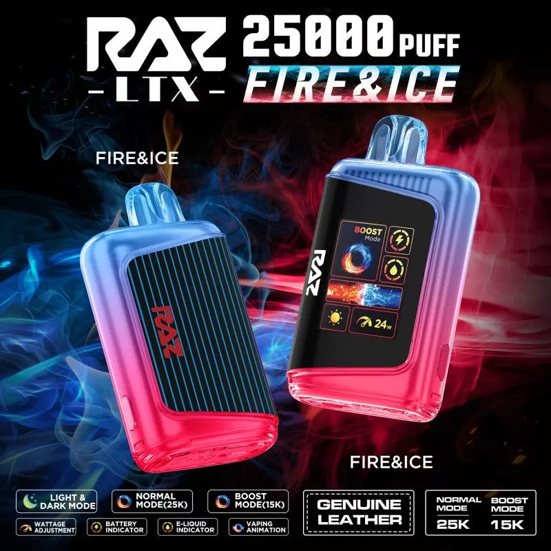 RAZ LTX 25000 - Raspberry Limeade - Vapeciga - Image 2
