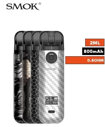Smok Novo 4 Pod Kit - Black Stabilizing Wood