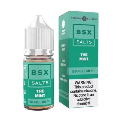 The Mint Nicotine Salt by BSX Vapor - Size#30ml~Nicotine#30MG>50MG