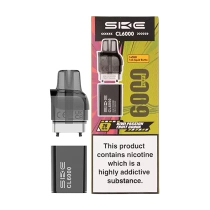 Kiwi Passion Fruit Guava SKE Crystal CL6000 Pods - Vapeshop Co