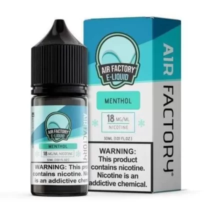 Air Factory Salt Menthol eJuice - Vape Product; Vape Product, Vape Product