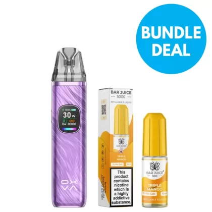 10mg OXVA Disposable Vape Alternative Bundle - OXVA / Bar Juice / Pod Kit / 10mg / 10ml / 45VG/55PG