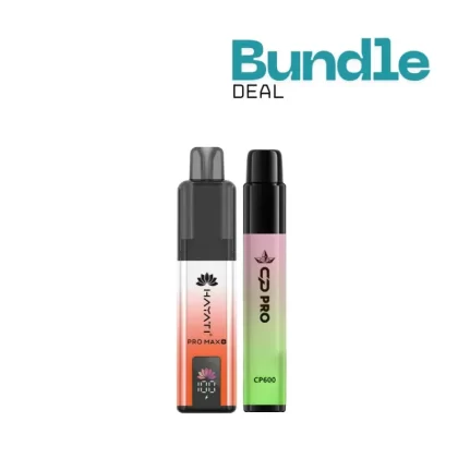 Hayati Pro Max Plus 6000 + CP Pro Cp600 Bundle - Blue Razz Blackcurrant / Watermelon Ice