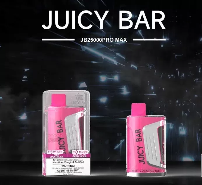 Juicy Bar JB25000 Pro Max Disposable Vape – Fruit Cocktail Ice- 25K Puffs