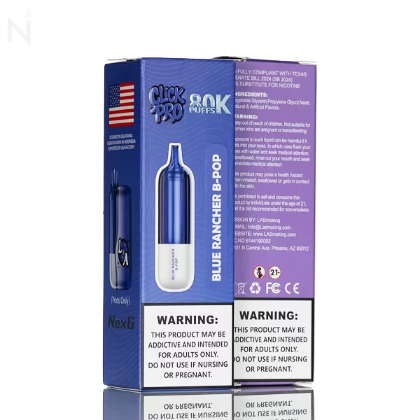 L&A Click Pro 80K 80,000 Puffs Replacement Pods - 22mL - Strawberry Cupcake - Image 3