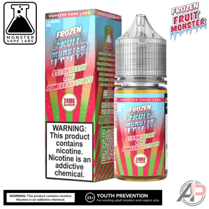 Strawberry Kiwi Pomegranate Ice Salt Nicotine By Frozen Fruit Monster Vape Labs 30mL