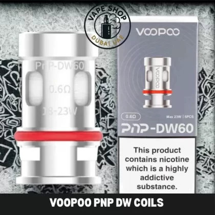 VOOPOO PNP DW Replacement Coils in Dubai, UAE - PNP DW60 0.6 OHM, PNP DW80 0.8 OHM (5224CA)