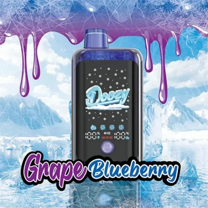 DOOZY ICE CUBE 40K Disposable Vape – Grape Blueberry