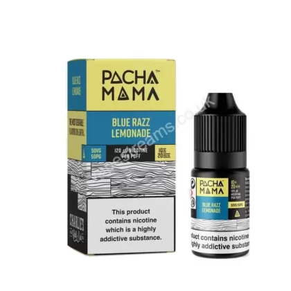 Pacha Mama Blue Razz Lemonade Nic Salt E-Liquid - Vapestreams Co
