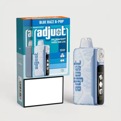 Adjust MySweet 40K Disposable 4 Sweetness Levels Vape - Blue Razz B-Pop, Lemon Heads