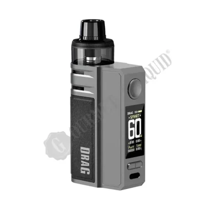 VooPoo Drag E60 Pod Kit - Colour#Black>Carbon Fibre>Coffee>Golden>Grey>Pink