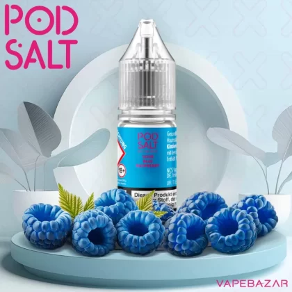 Pod Salt X Nikotinsalz Liquid – Sour Blue Raspberry - Vapebazar