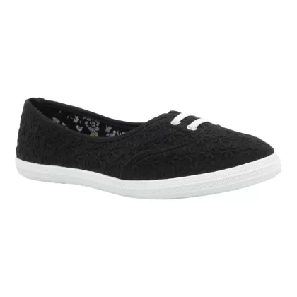 mySTYLE Women’s Canvas Eyelet Slip-On’s