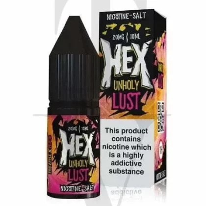 UNHOLY LUST NIC SALT E-LIQUID BY HEX