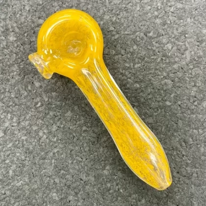 Solid Color Frit Pipe – Light Orange