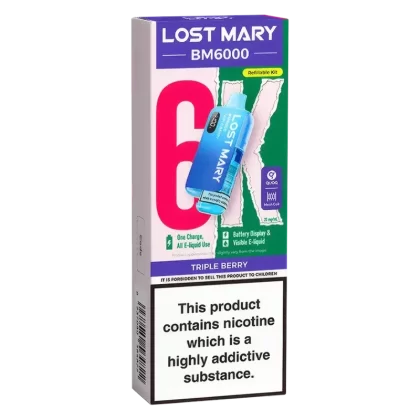 Lost Mary BM6000 Triple Berry Prefilled Pod Kit