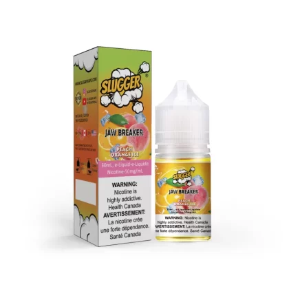 Slugger Jaw Breaker Series Peach Orange Ice – 30ml Nic Salt - Vape Product, Vape Product