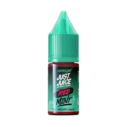 Just Juice Red Mint Nic Salt Vape Juice - 10 Pack - Strength 10mg