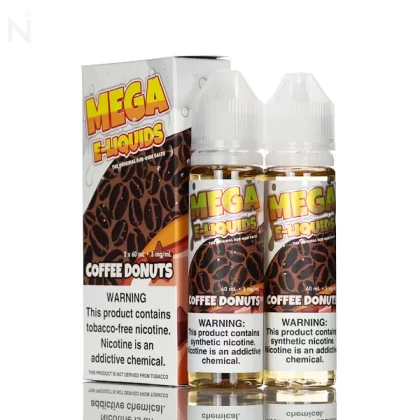 Mega E-Liquid - Coffee Donuts - 120mL - 6mg