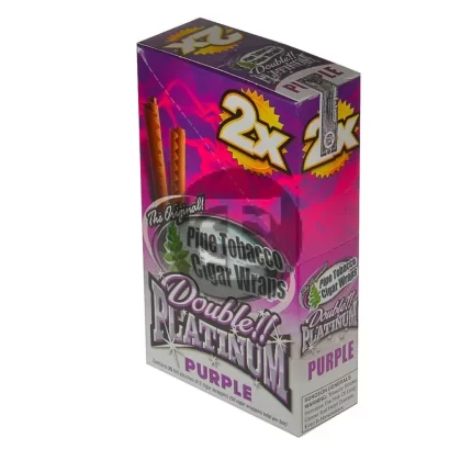 Double Platinum Purple Wraps 25 Pouches of 2