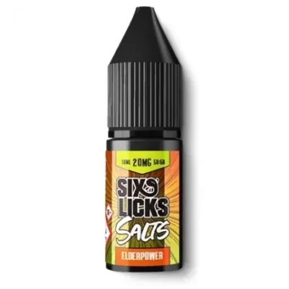 Six Licks Nic Salt Eliquid – Elderpower
