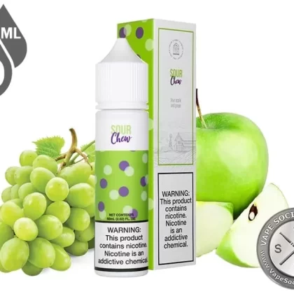 Sour Chew Grape And Apple By Fresh Farms E-Liquid 60ml