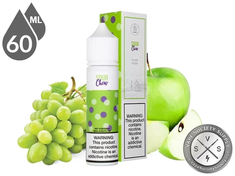 Sour Chew Grape And Apple By Fresh Farms E-Liquid 60ml