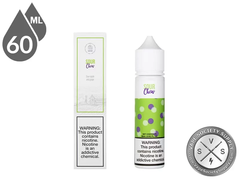 Sour Chew Grape And Apple By Fresh Farms E-Liquid 60ml - Image 2
