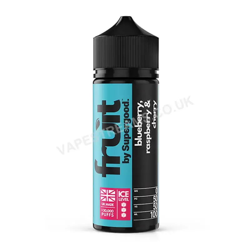Supergood Fruit Blueberry Raspberry & Cherry E-Liquid Shortfill