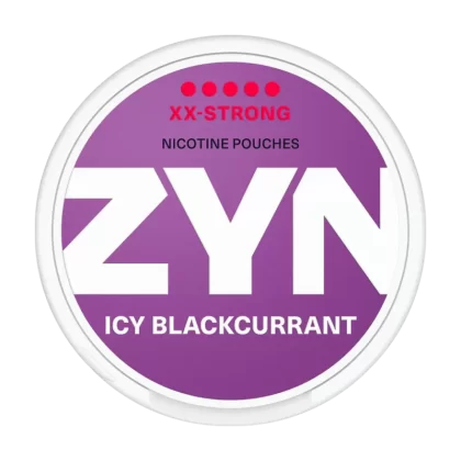 Icy Blackcurrant ZYN Nicotine Pouches - XX Strong 12.5mg - Ecigwizard