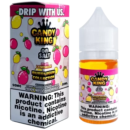Pink Lemonade Bubblegum Collection Salt Nic by Candy King (30ml)