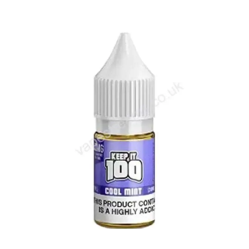 Keep It 100 Cool Mint Nic Salt E-Liquid - Vapestreams Co