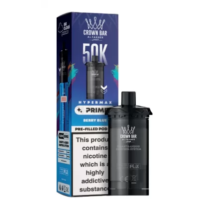 Al Fakher Hypermax Prime 50K Prefilled Pods Berry Blue
