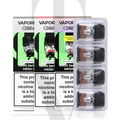 VAPORESSO XROS COREX 2.0 REPLACEMENT PODS - Ohm#0.4 Ohm Mesh>0.6 Ohm Mesh>0.8 Ohm Mesh>1.0 Ohm Mesh>1.2 Ohm Mesh