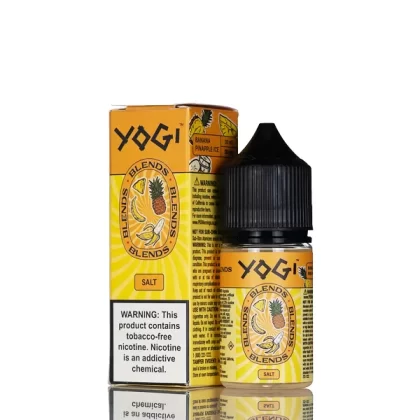 BANANA PINEAPPLE ICE BY YOGI SALT 30ML - Vapejuice