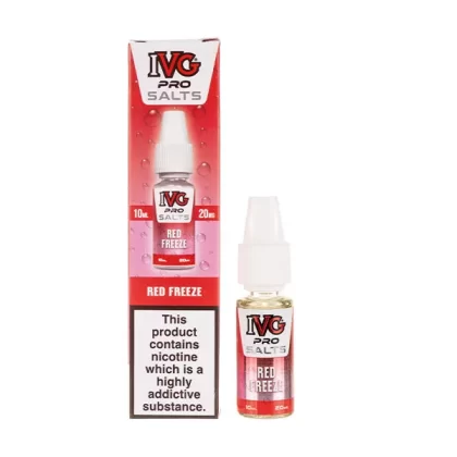 Red Freeze Nic Salt E-Liquid by IVG Pro Salts - 10mg