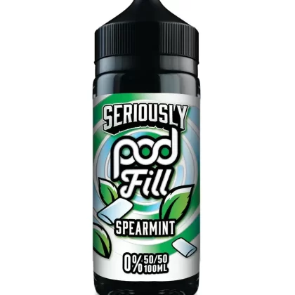 Spearmint By Seriously Pod 50/50 Fill E-Liquid 100ml Shortfill