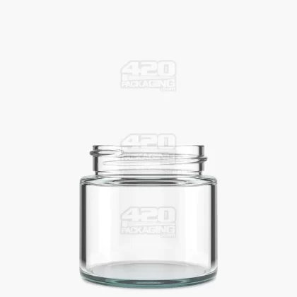 Straight Sided Clear Glass Jars | 53mm – 3oz – 32 Count
