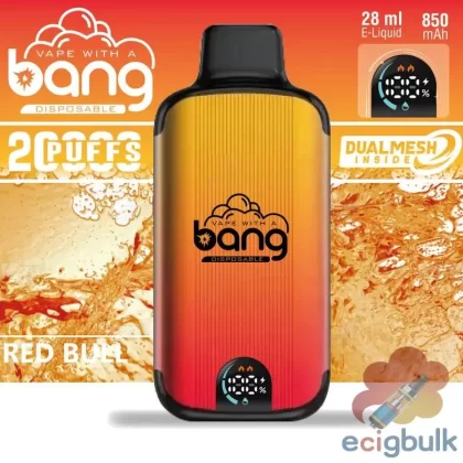 Bang Smart Screen 20000 Disposable Vape – 20,000 Puffs & Smart Tech