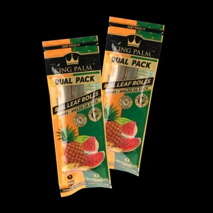 King Palm King Size Watermelon Wave & Pine Drip Dual Flavor Pre Rolled Cones – 2 Pack